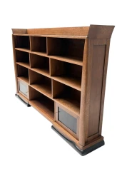 1920s Art Deco Open Bookcase by Paul Bromberg for H. Pander